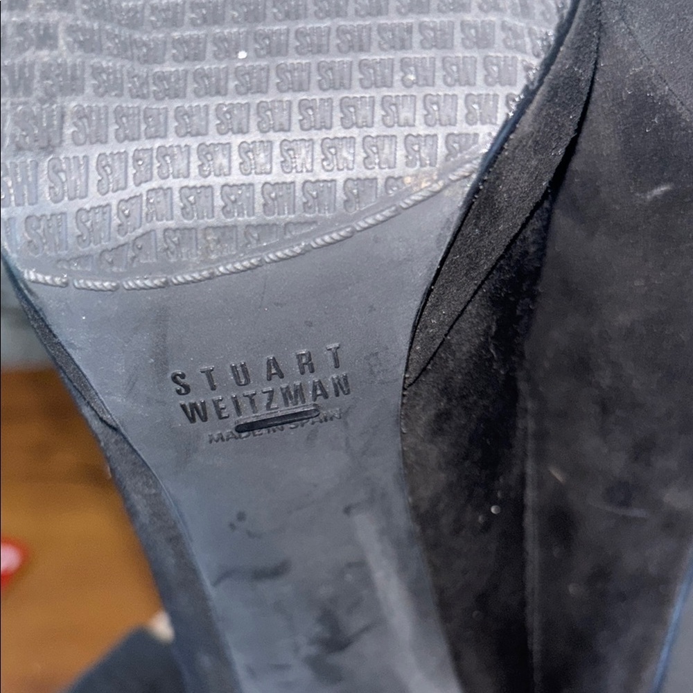 Stuart Weitzman Black Women's heeled booties - Picture 12 of 14